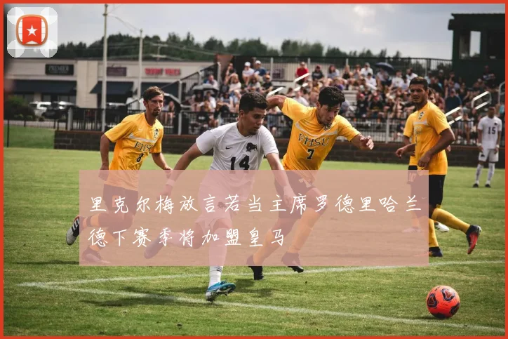 里克尔梅放言若当主席罗德里哈兰德下赛季将加盟皇马